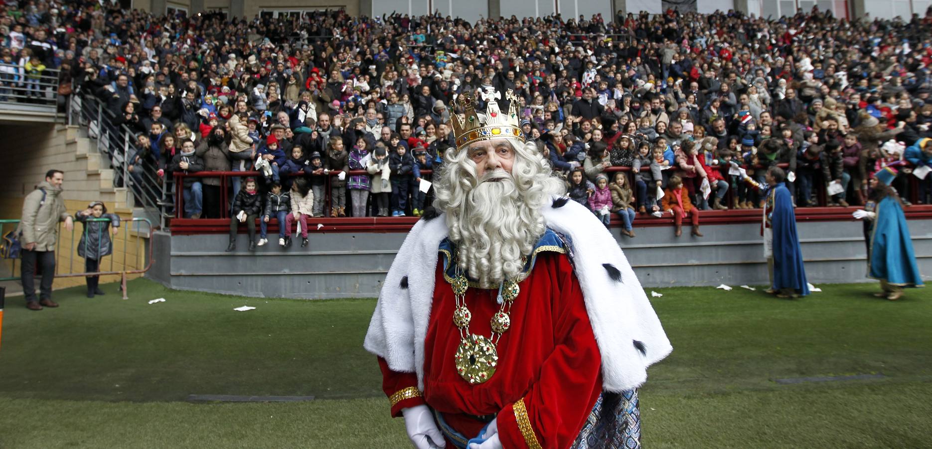 Los Reyes Magos llegan a Las Gaunas (II)