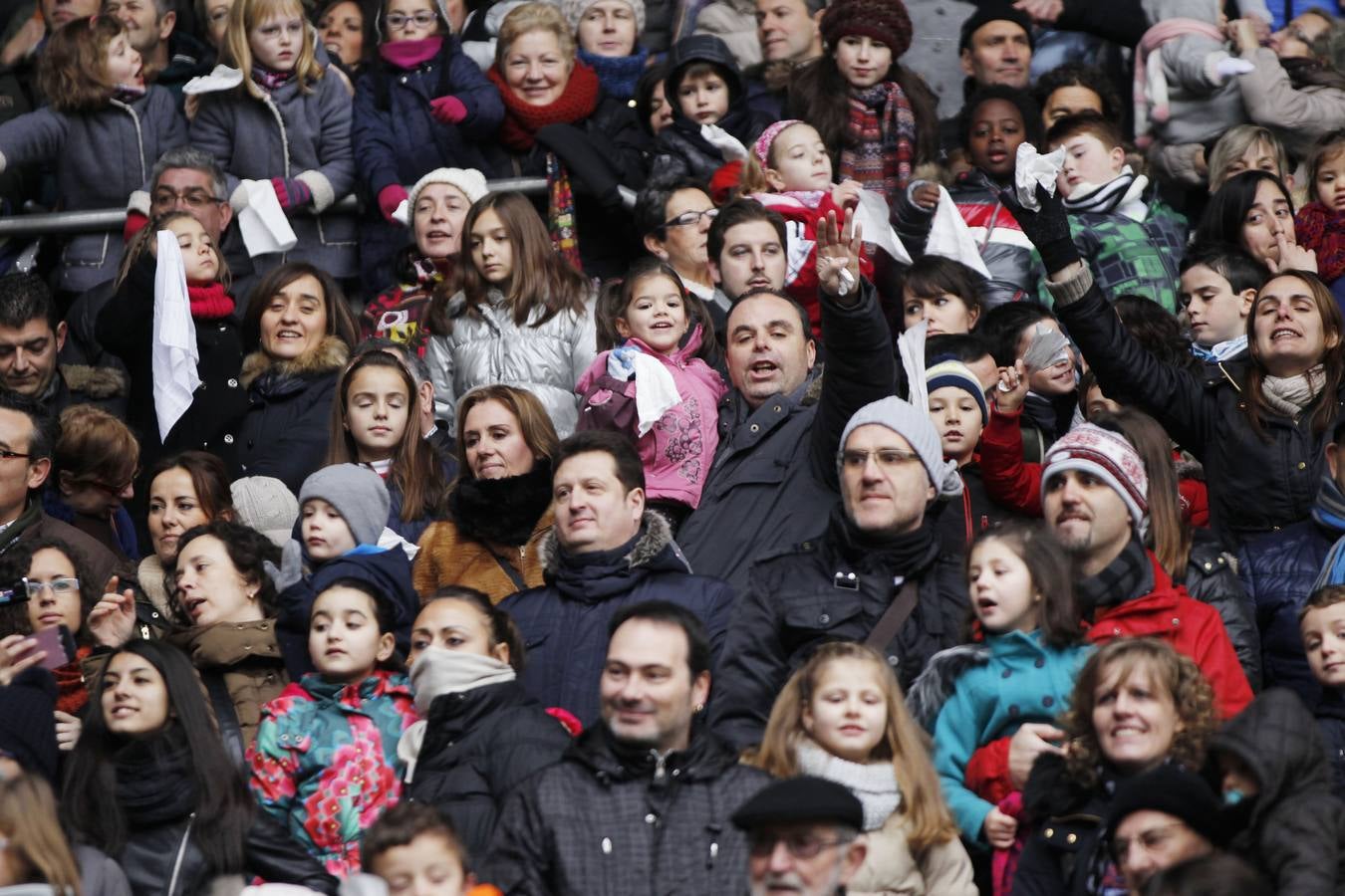 Los Reyes Magos llegan a Las Gaunas (II)