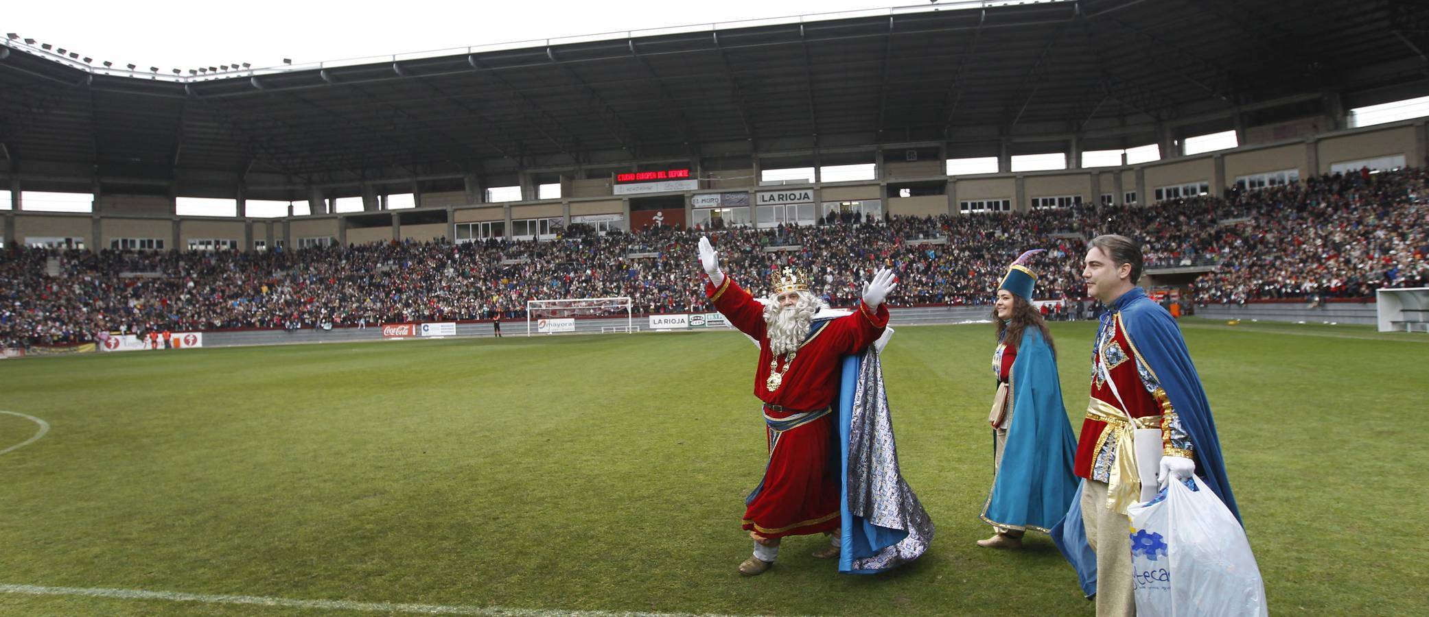 Los Reyes Magos llegan a Las Gaunas (II)