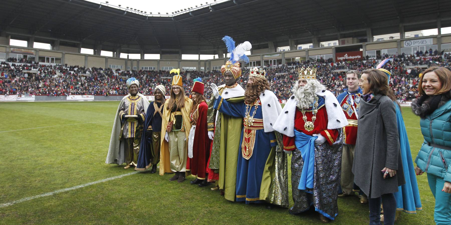 Los Reyes Magos llegan a Las Gaunas (II)