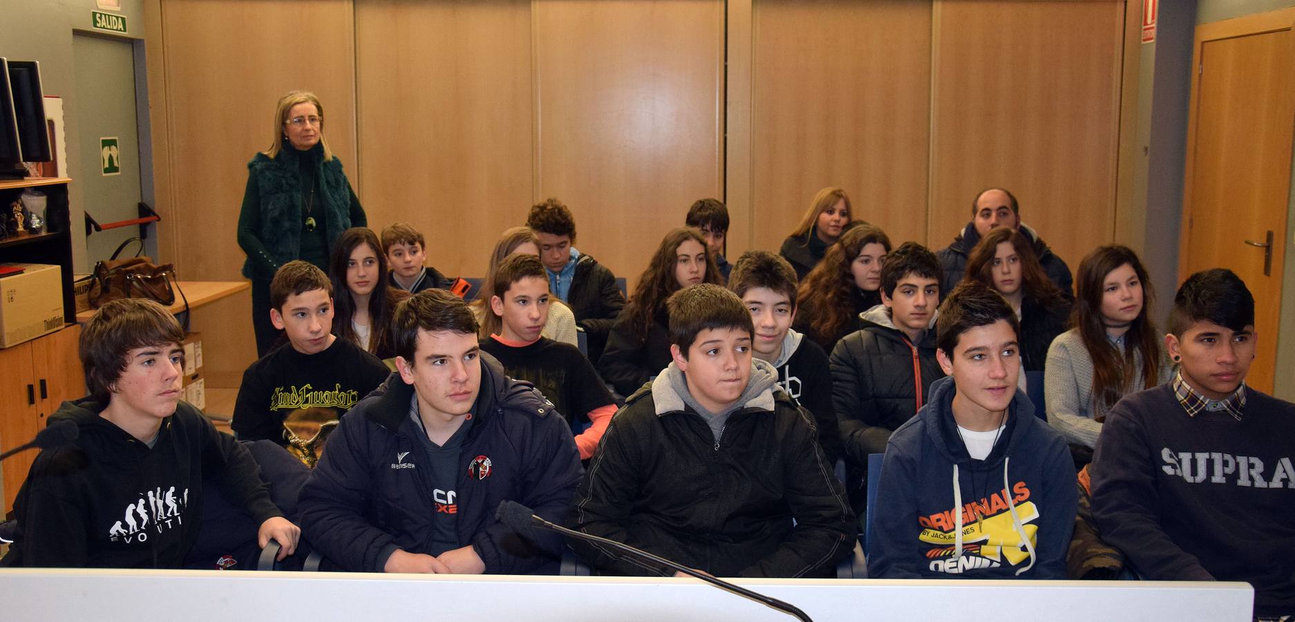 Los alumnos de 2º C de la ESO del Ies Sagasta visitan la multimedia de Diario LA RIOJA