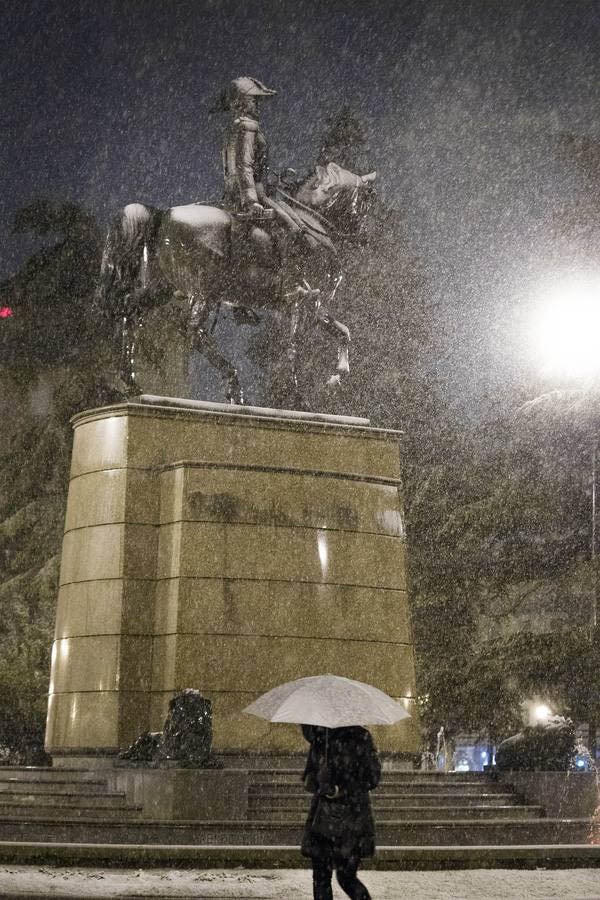 Logroño en blanco