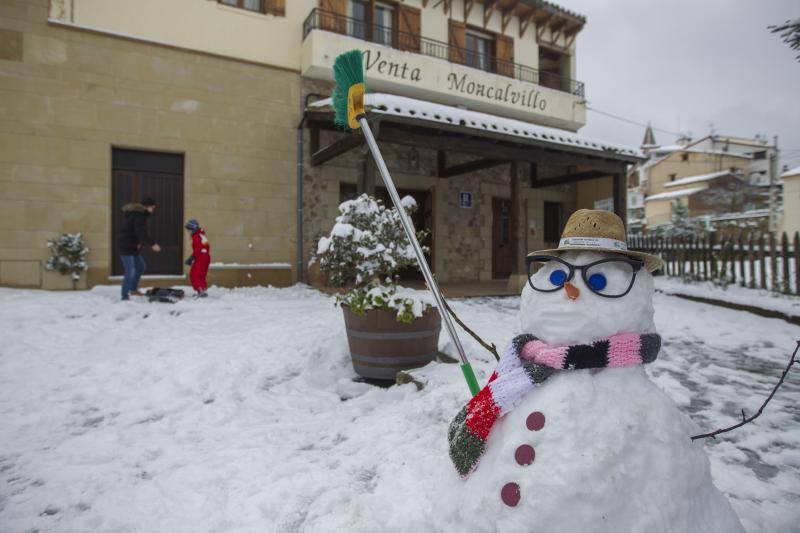 La nieve cubre La Rioja