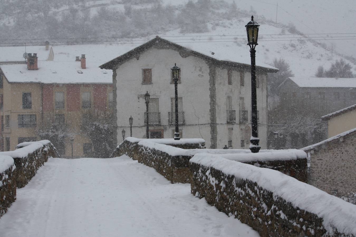 La nieve cubre La Rioja