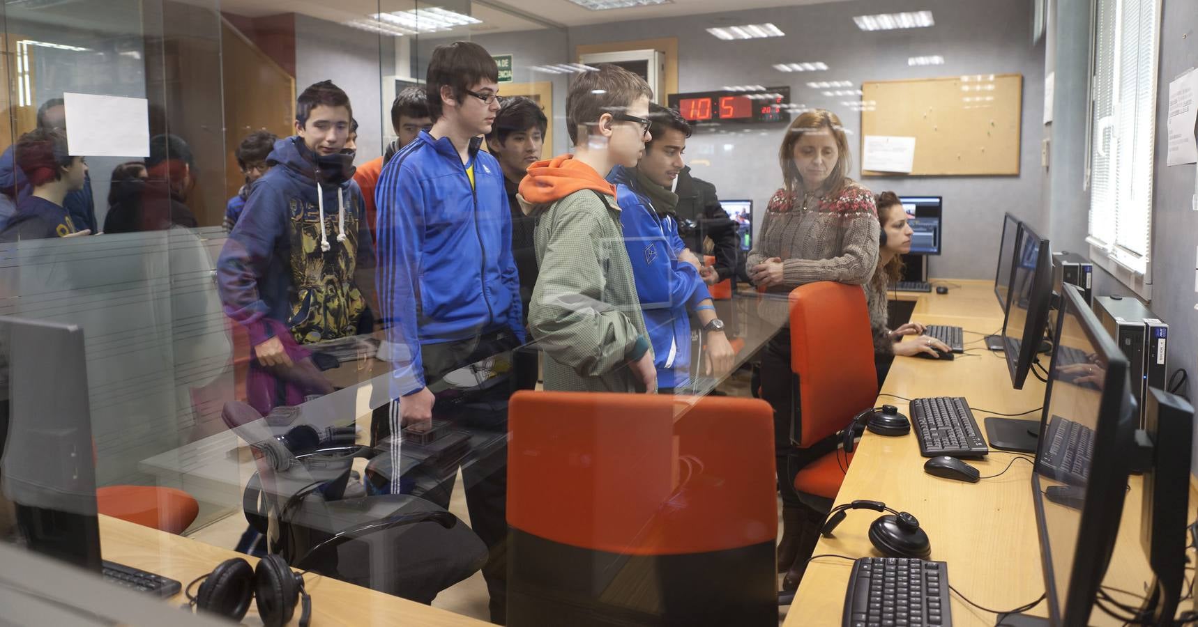 Visita de los alumnos de 3º B de Los Boscos