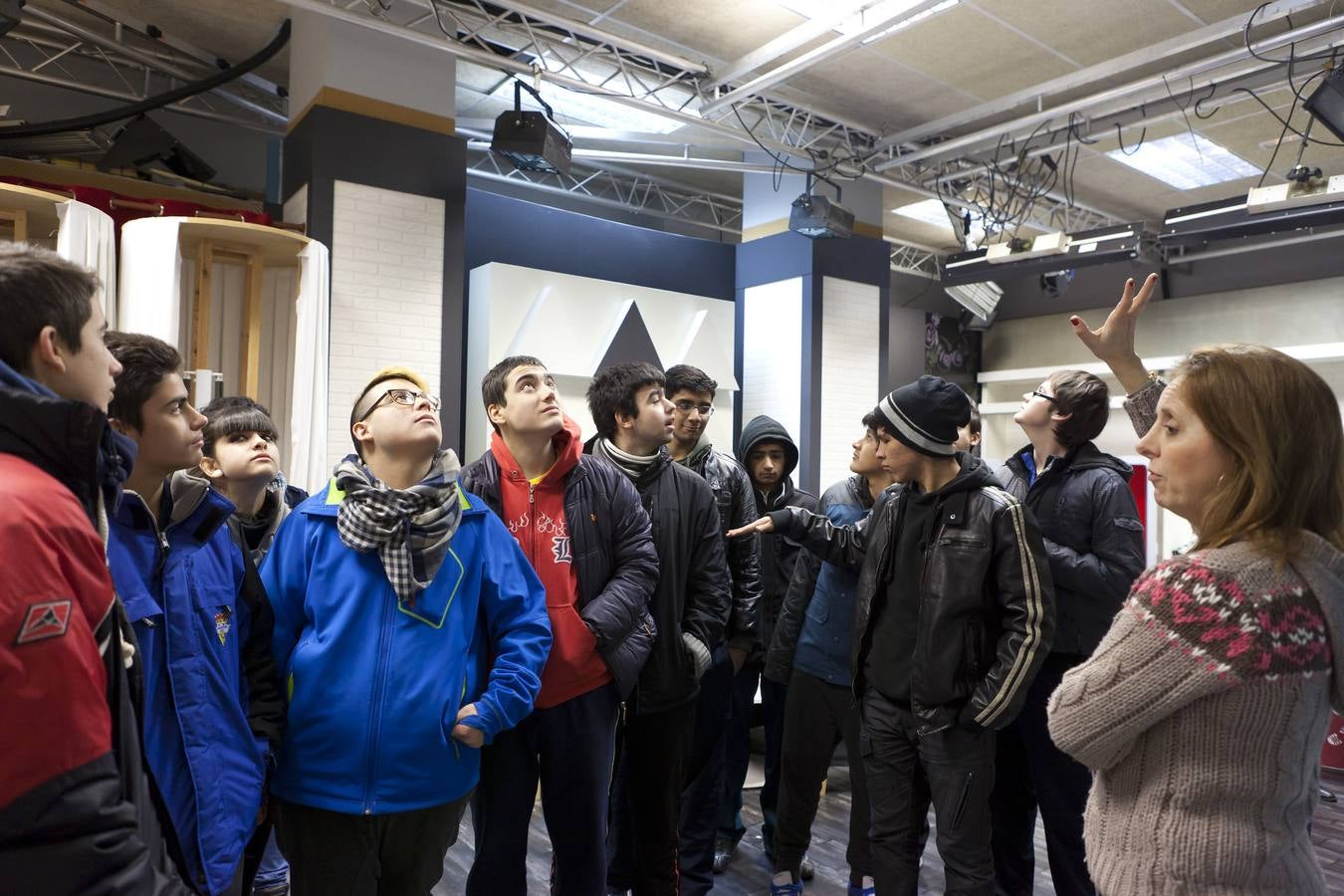 Visita de los alumnos de 3º B de Los Boscos