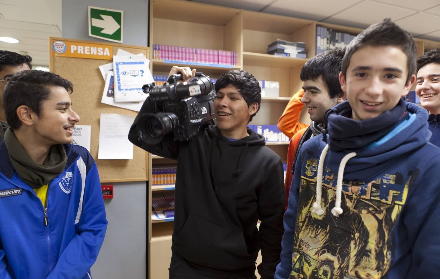 Visita de los alumnos de 3º B de Los Boscos