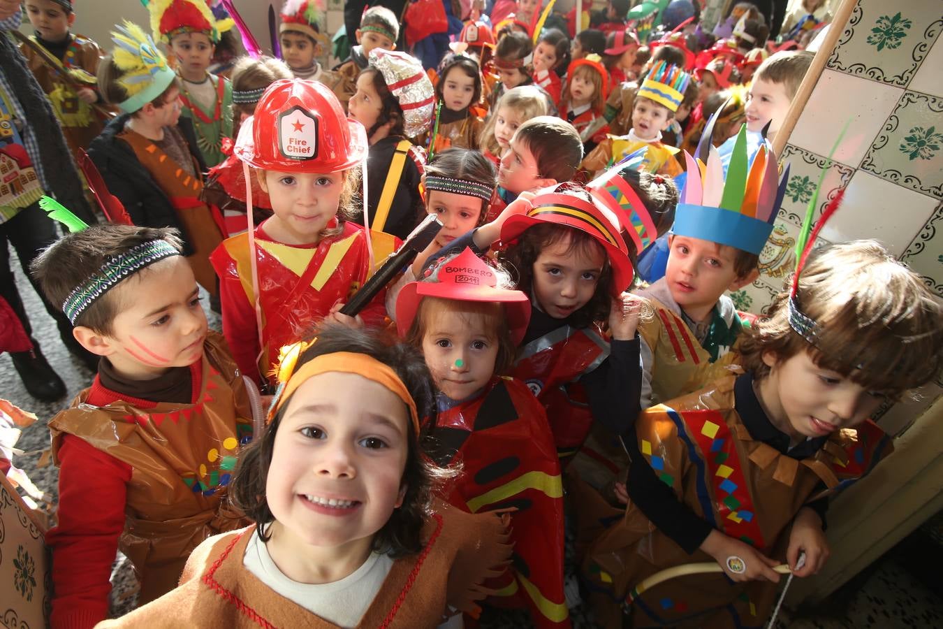 Los niños de Escolapios se difrazan por Carnaval