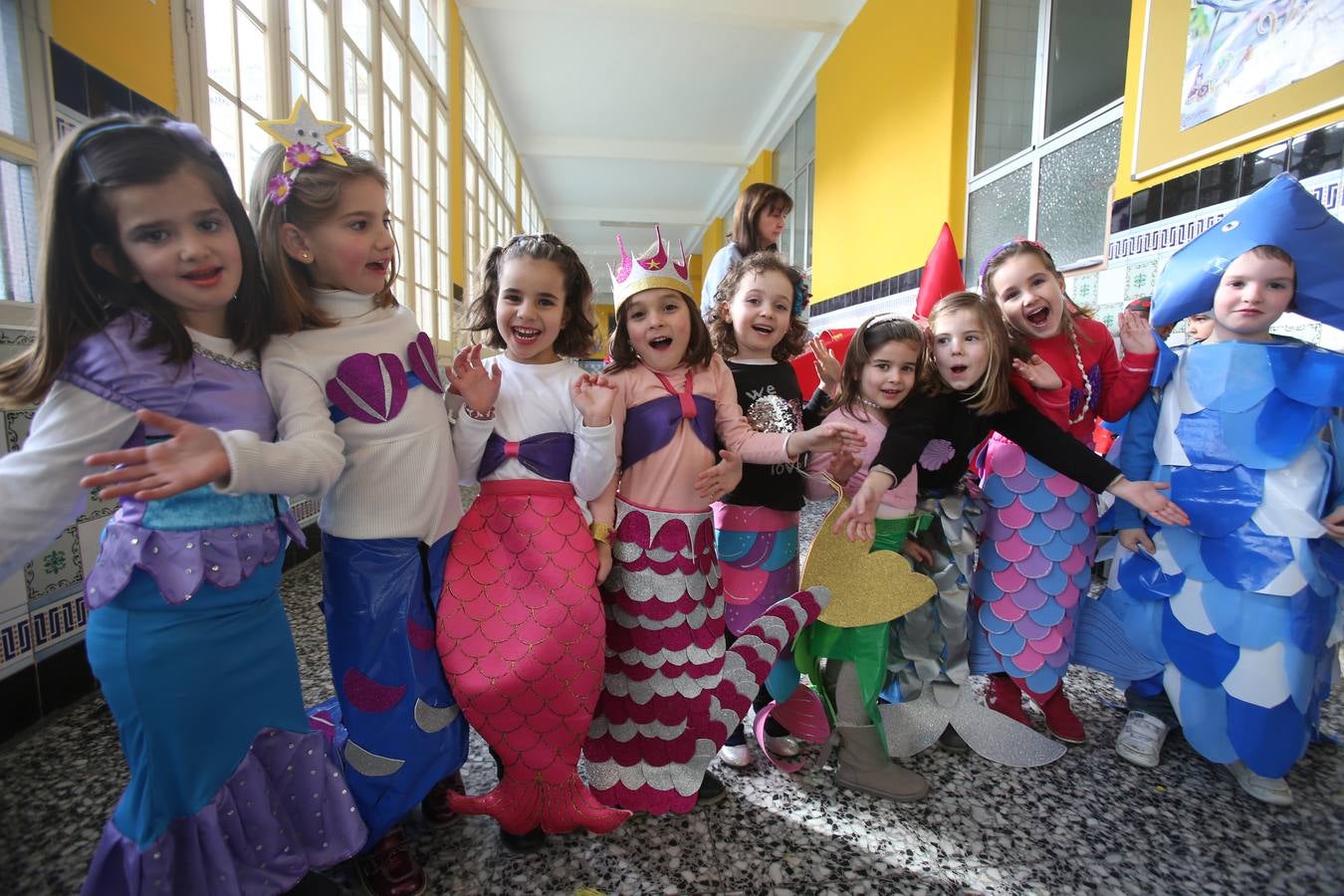 Los niños de Escolapios se difrazan por Carnaval