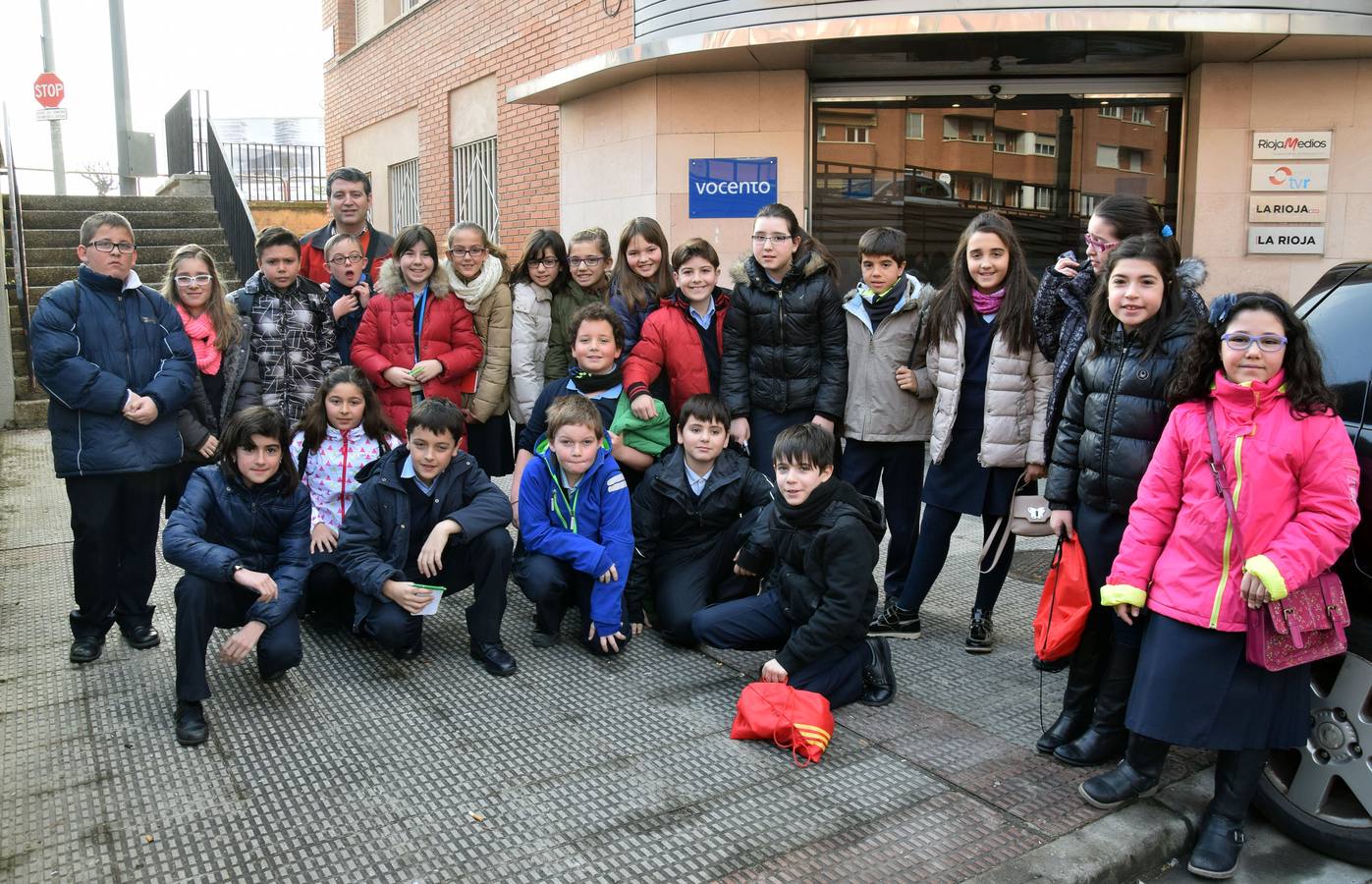Visita de los alumnos del colegio Paula Montal