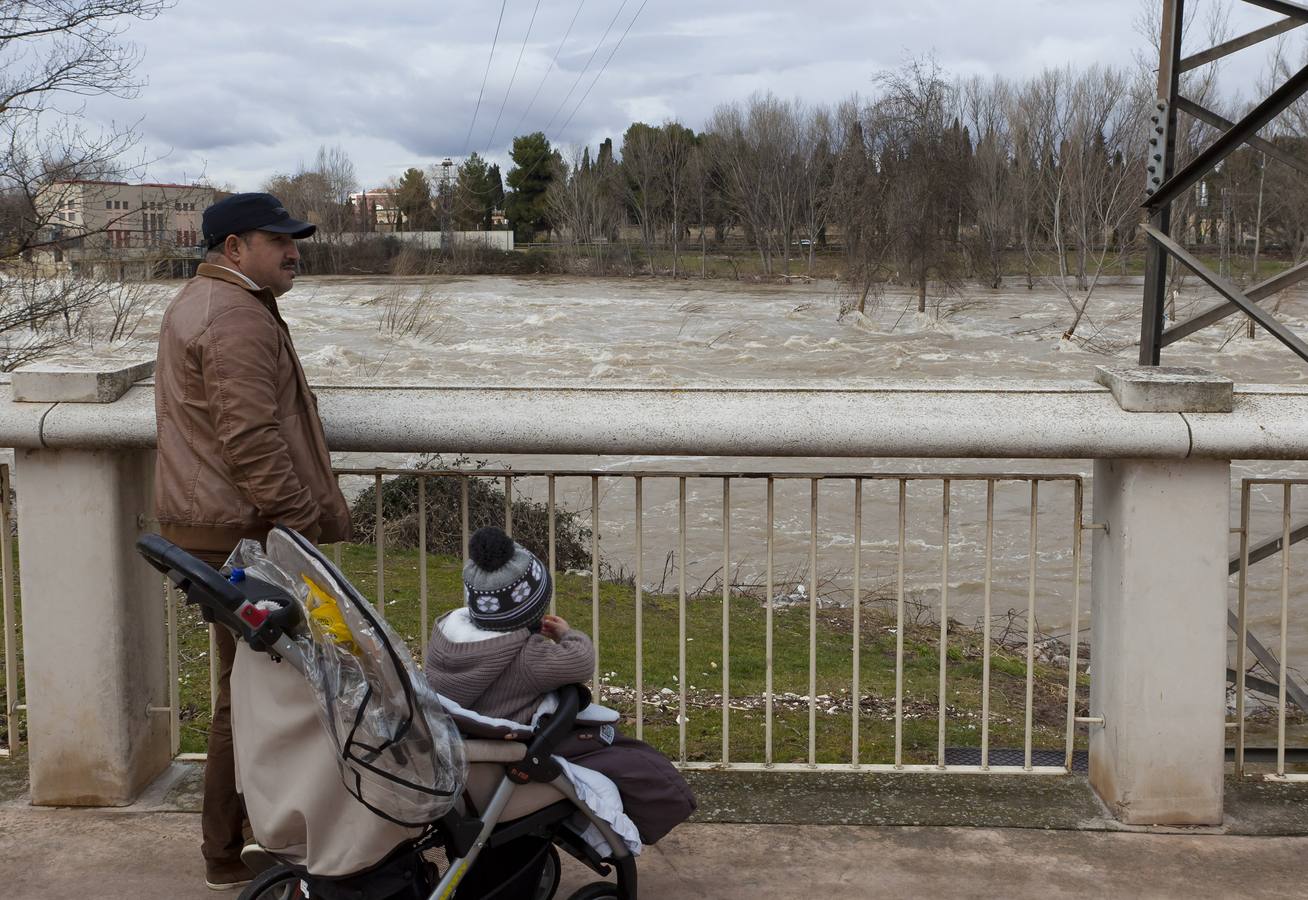 El Ebro amenaza Logroño