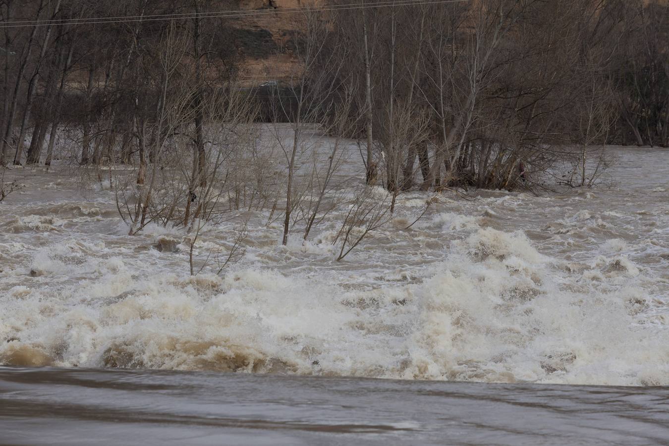 El Ebro amenaza Logroño