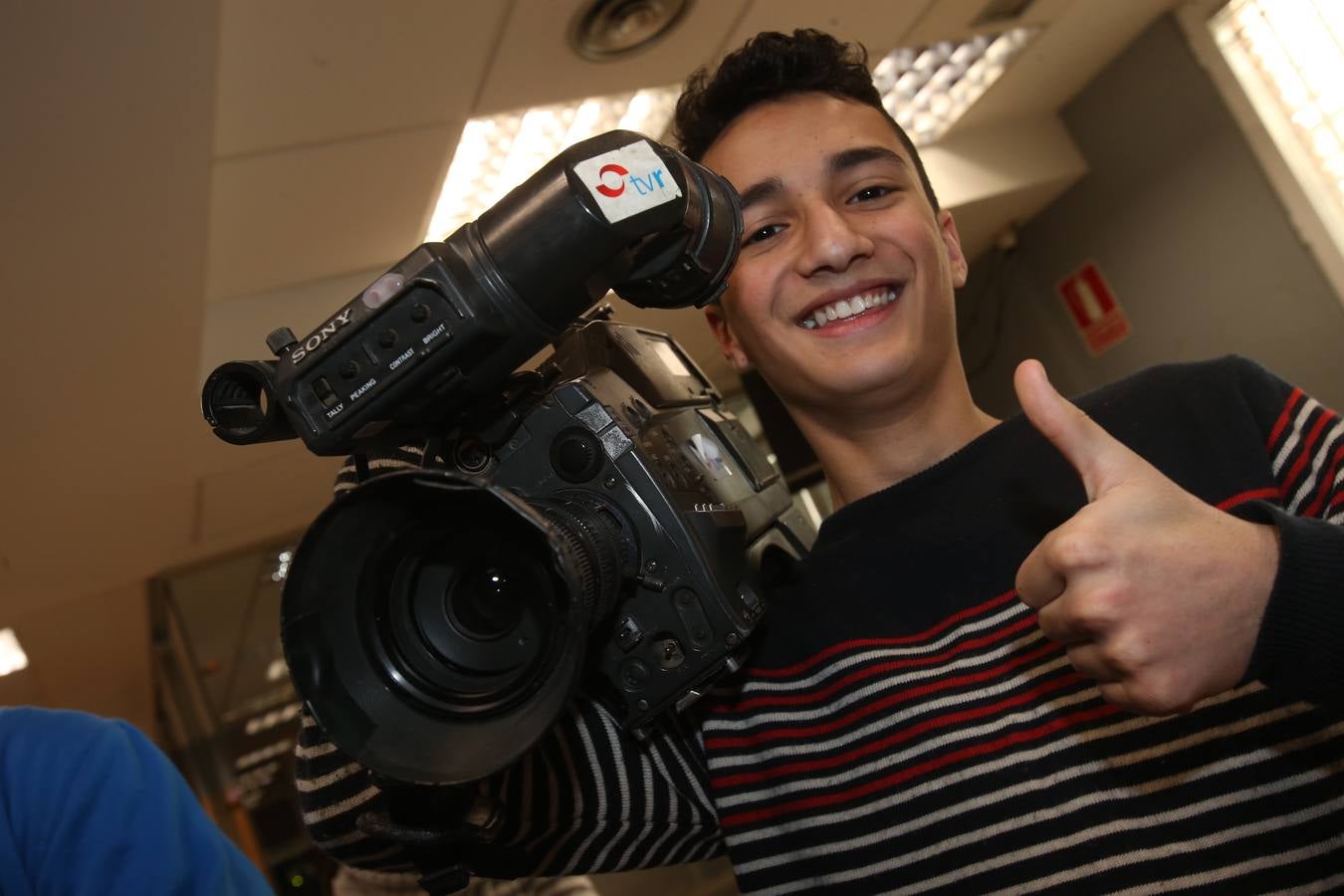 Visita de alumnos del Escultor Daniel