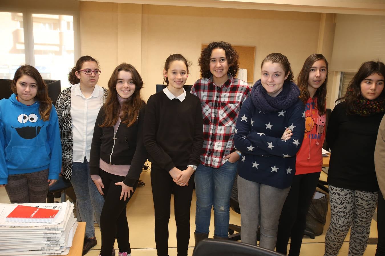 Visita de alumnos del Escultor Daniel