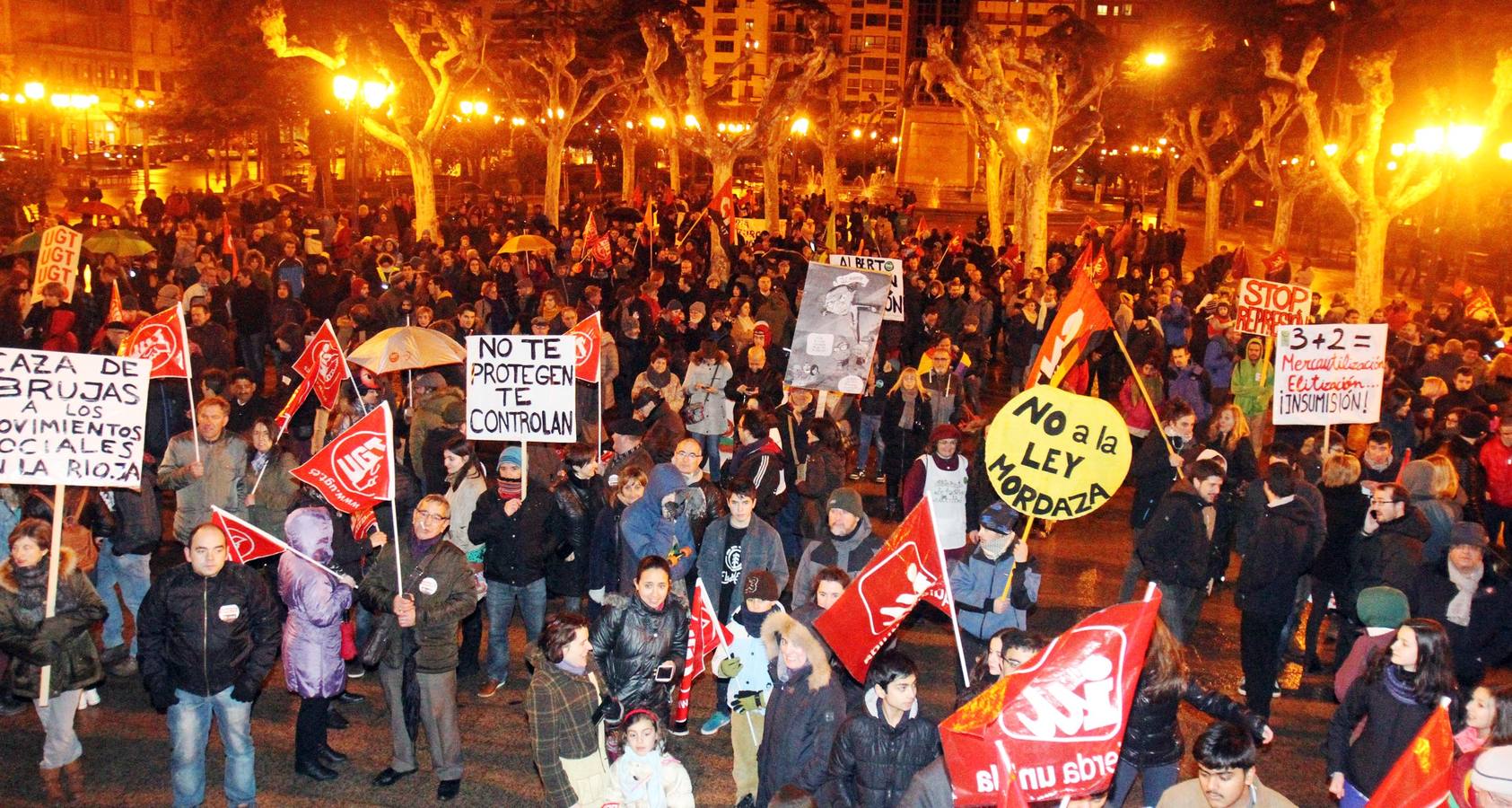 Marea Ciudadana por las calles de Logroño