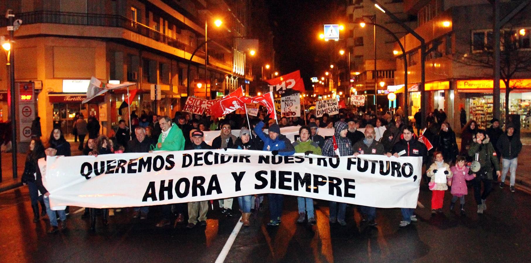 Marea Ciudadana por las calles de Logroño