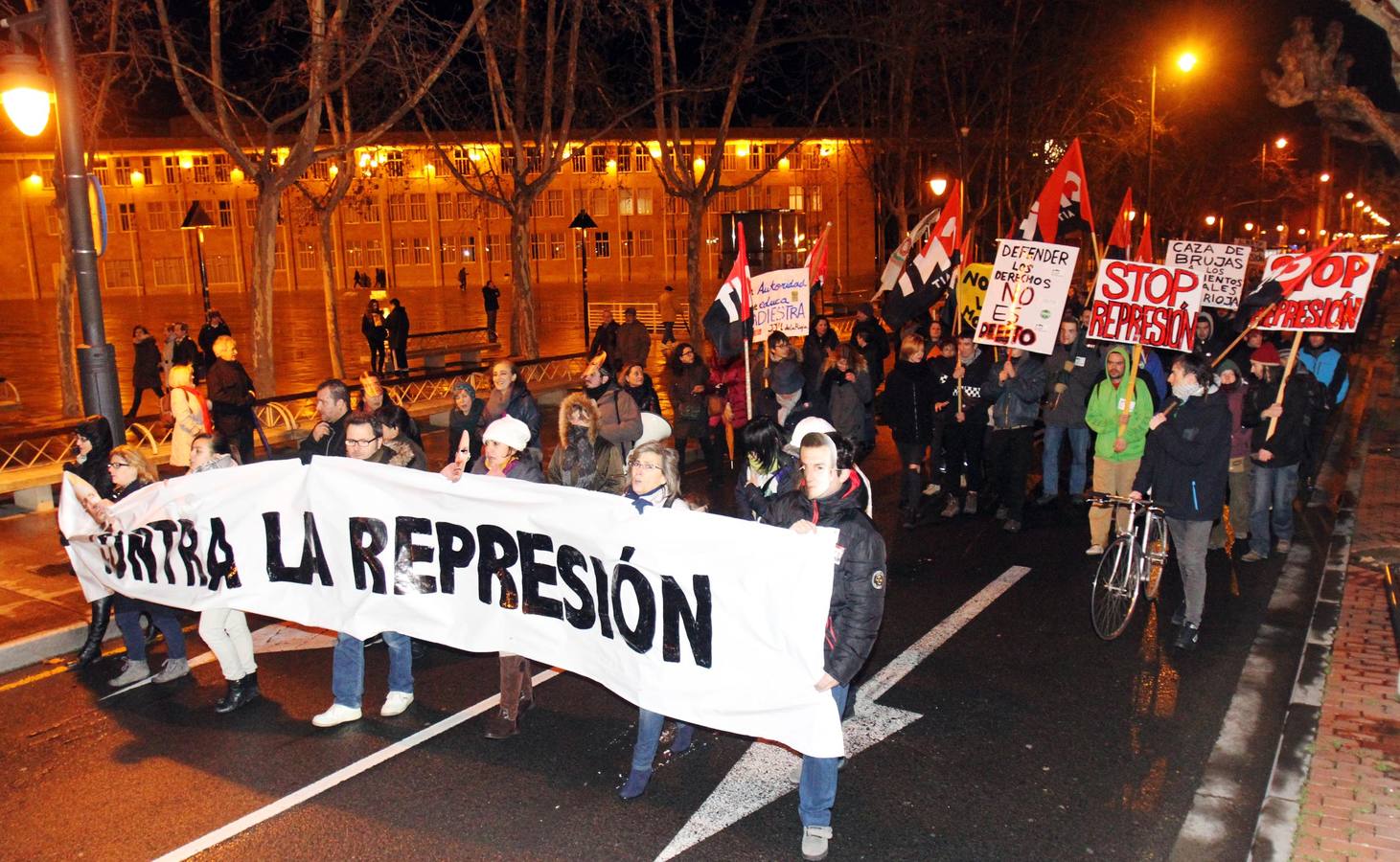 Marea Ciudadana por las calles de Logroño