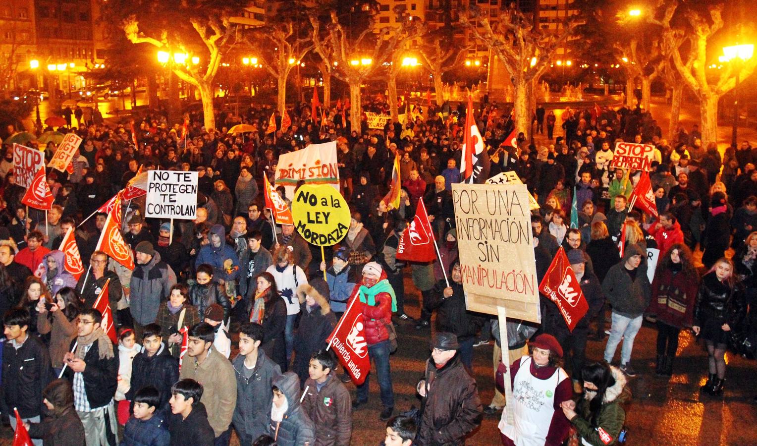 Marea Ciudadana por las calles de Logroño
