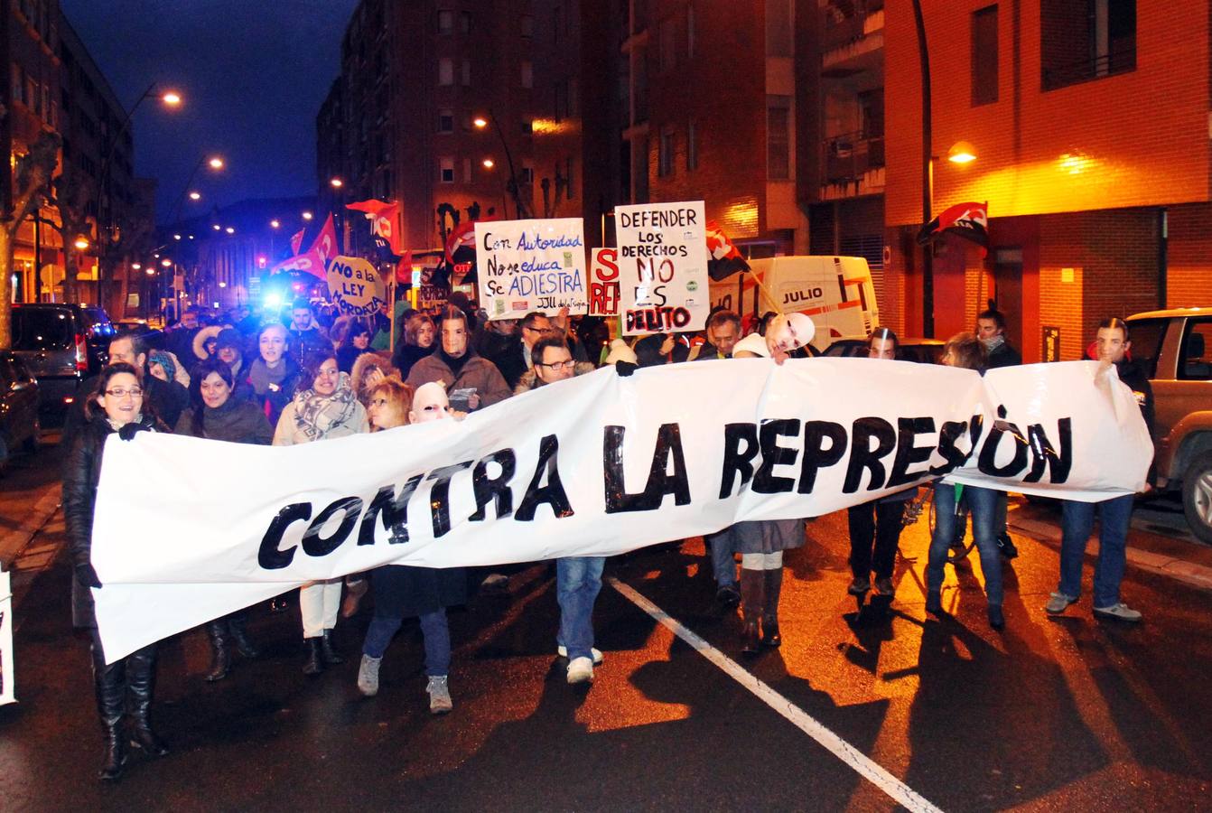 Marea Ciudadana por las calles de Logroño