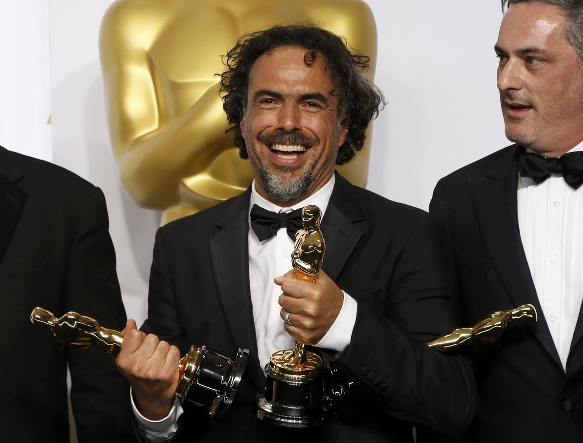 Los ganadores de los Oscar 2015. La cinta del mexicano Alejandro G. Iñárritu sobre una actor de Hollywood venido a menos se ha alzado con cuatro estatuillas: mejor película, dirección, guion original y fotografía.