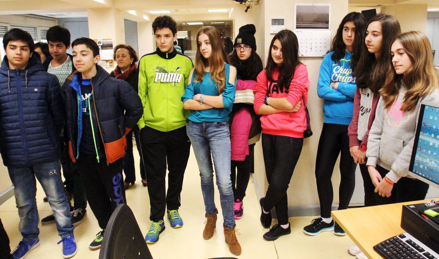 Visita de los alumnos del IES Escultor Daniel