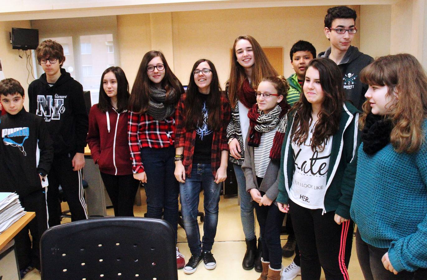 Visita de los alumnos del IES Escultor Daniel