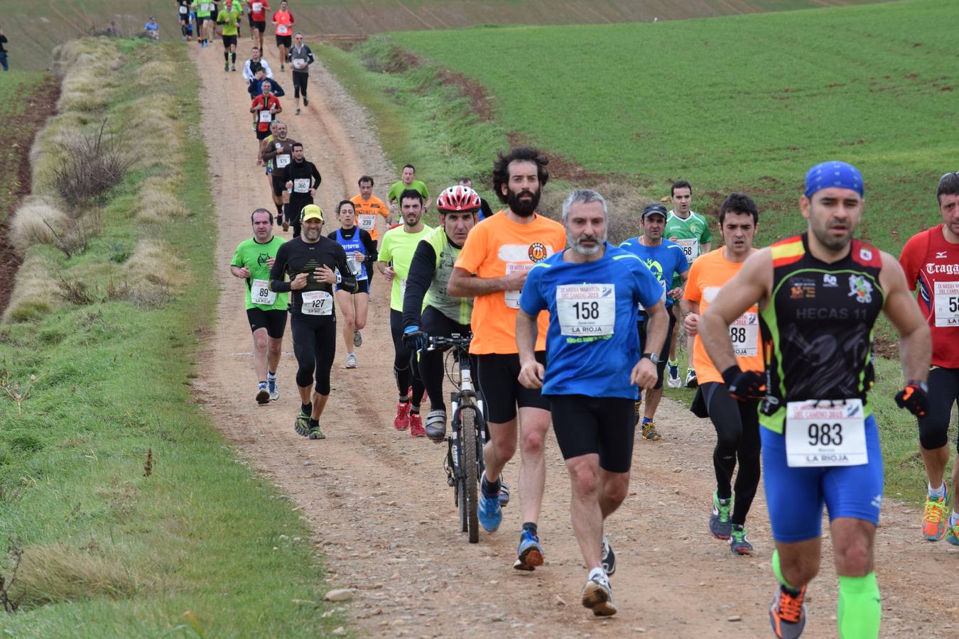 Alberto Alba gana la Media IX Maratón del Camino (I)