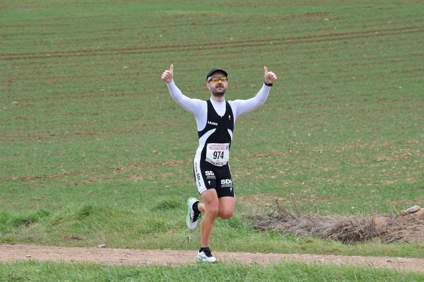 Alberto Alba gana la Media IX Maratón del Camino (I)