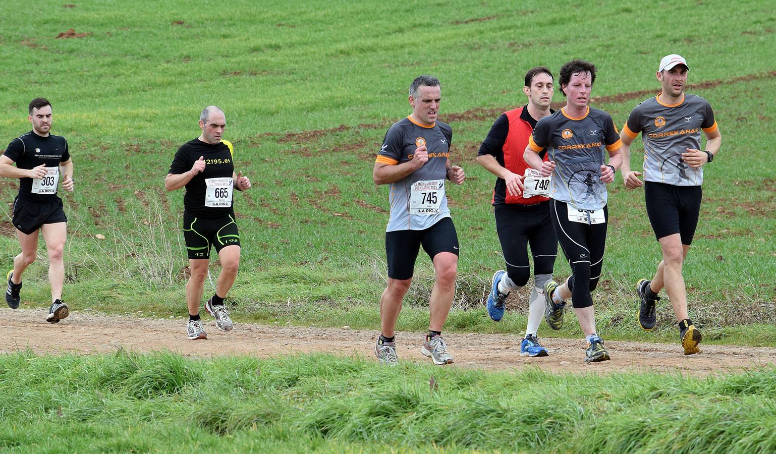 Alberto Alba gana la Media IX Maratón del Camino (I)