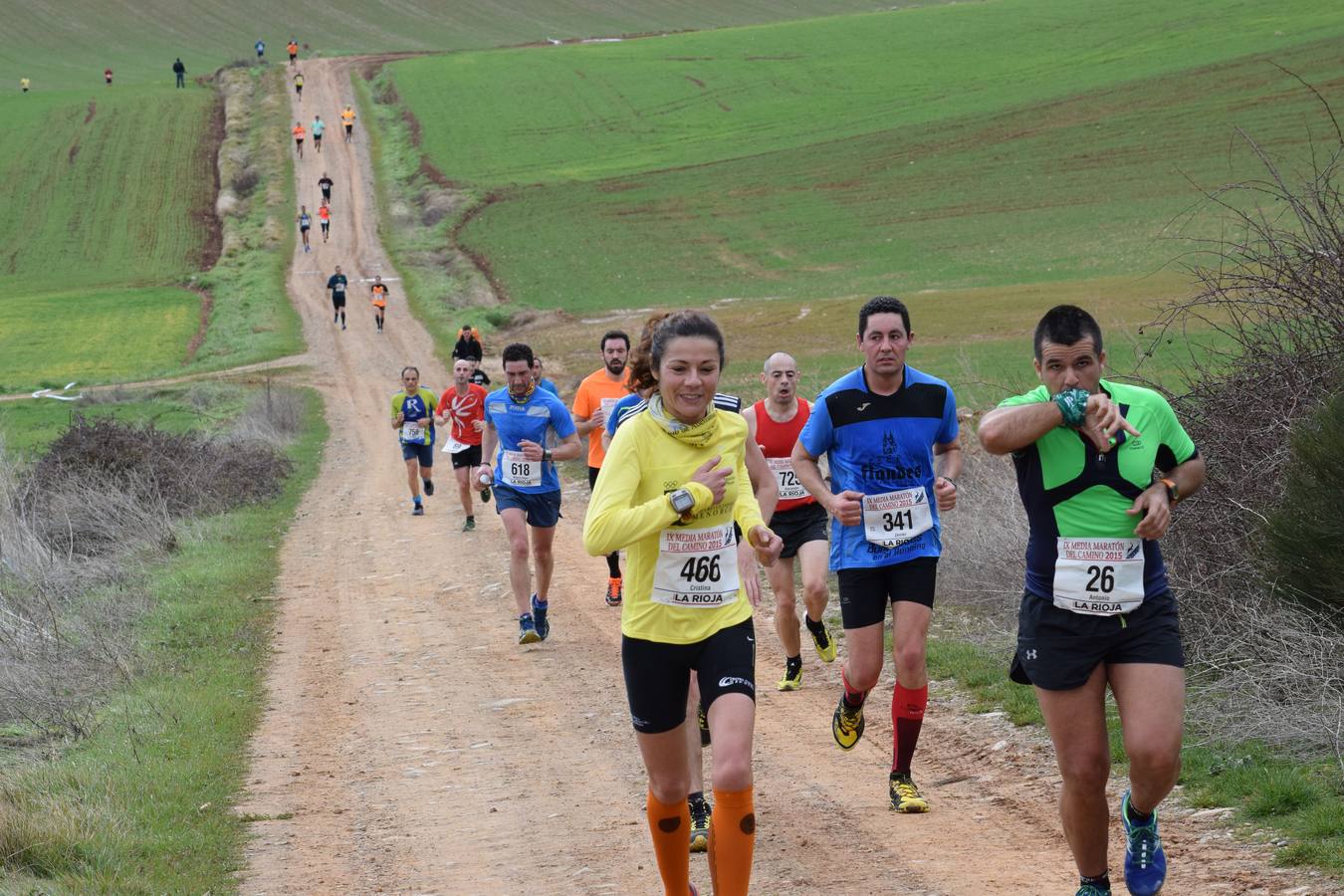 Alberto Alba gana la Media IX Maratón del Camino (I)