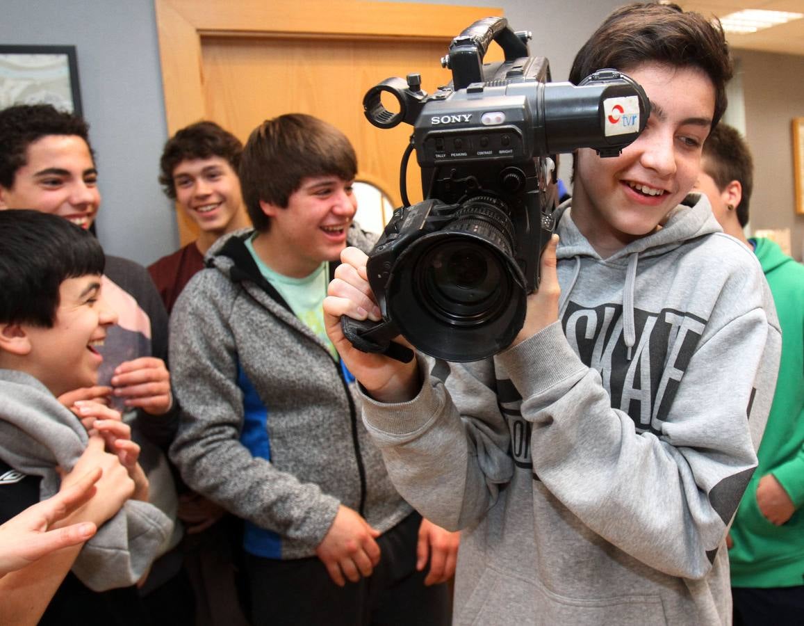 Los alumnos de 3ºC de Marianistas visitan la multimedia de La Rioja