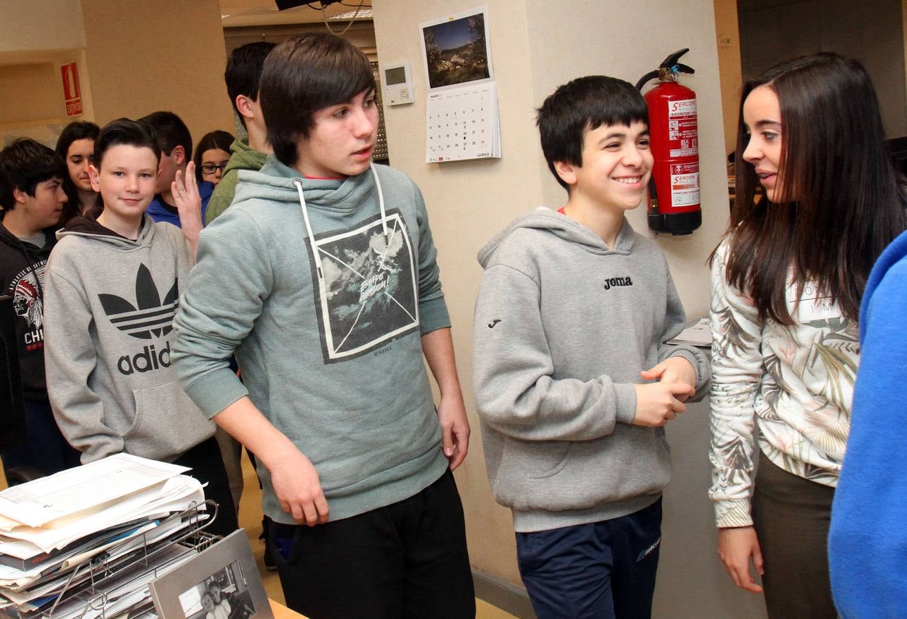 Los alumnos de 3ºC de Marianistas visitan la multimedia de La Rioja