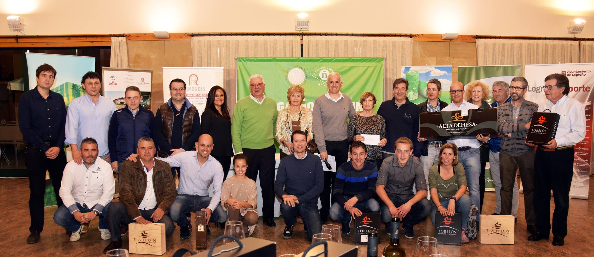 Entrega de premios de la V Liga de Golf y Vino (II)