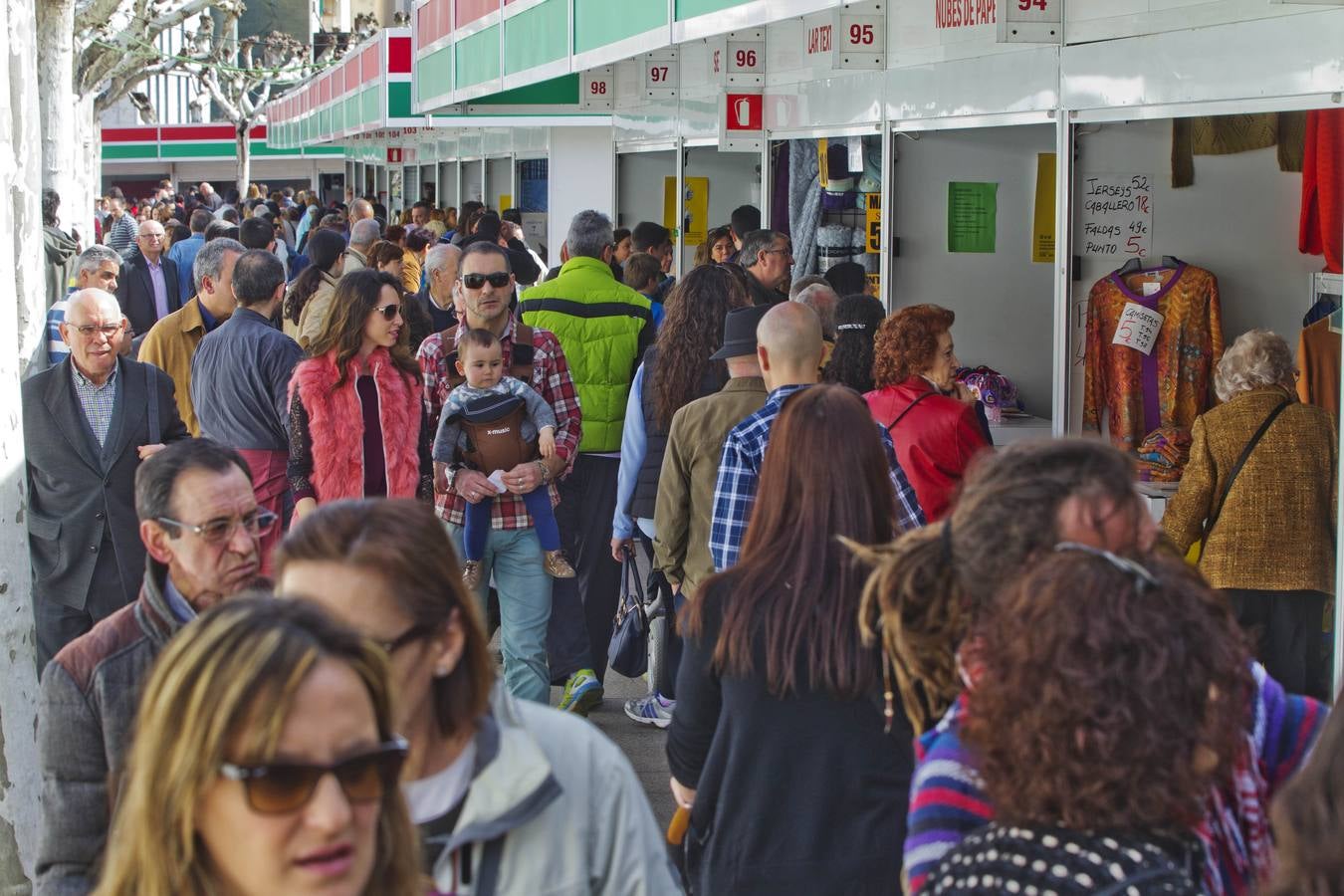 De compras en el mismo centro