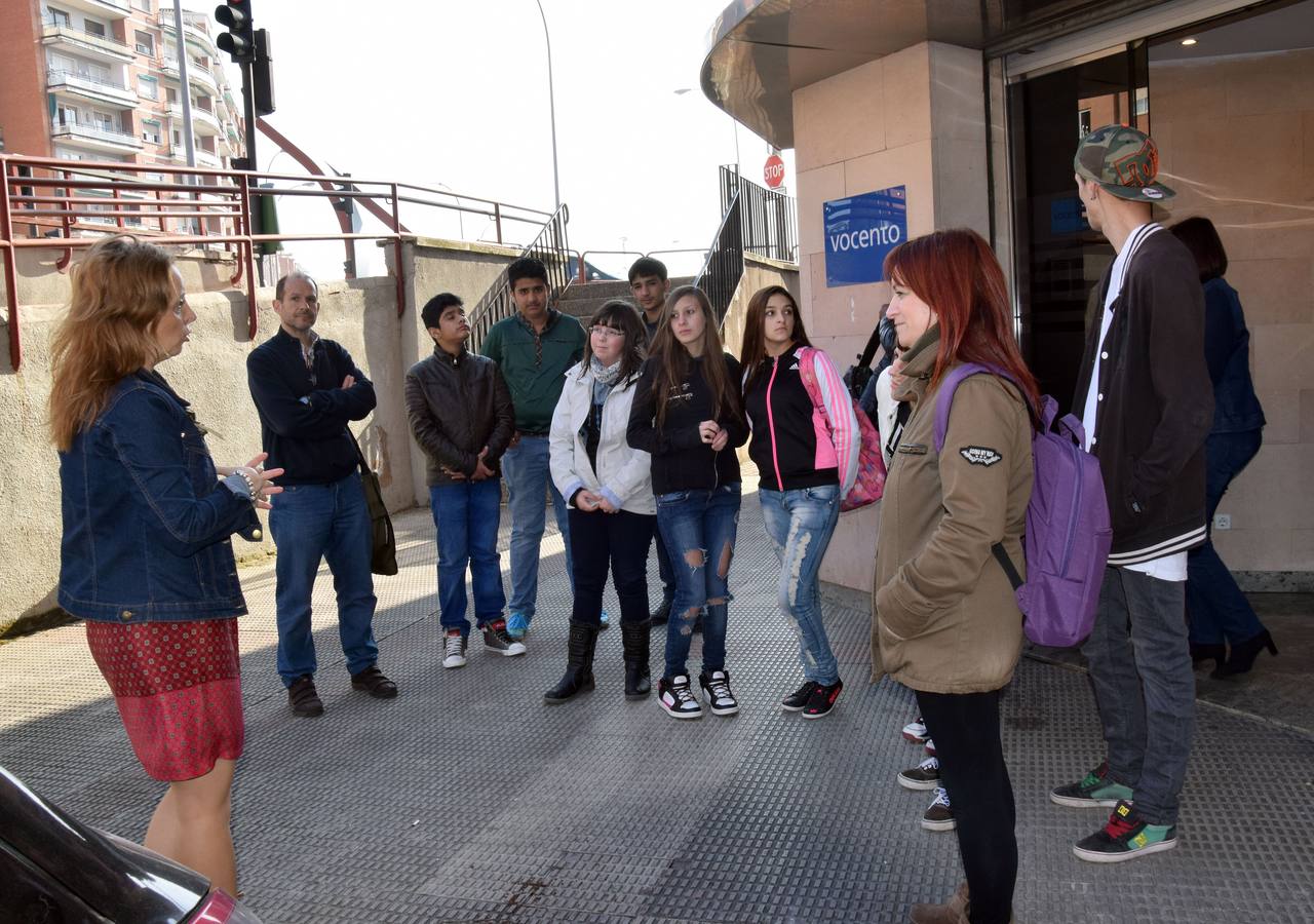 Visita de los alumnos de Escolapios