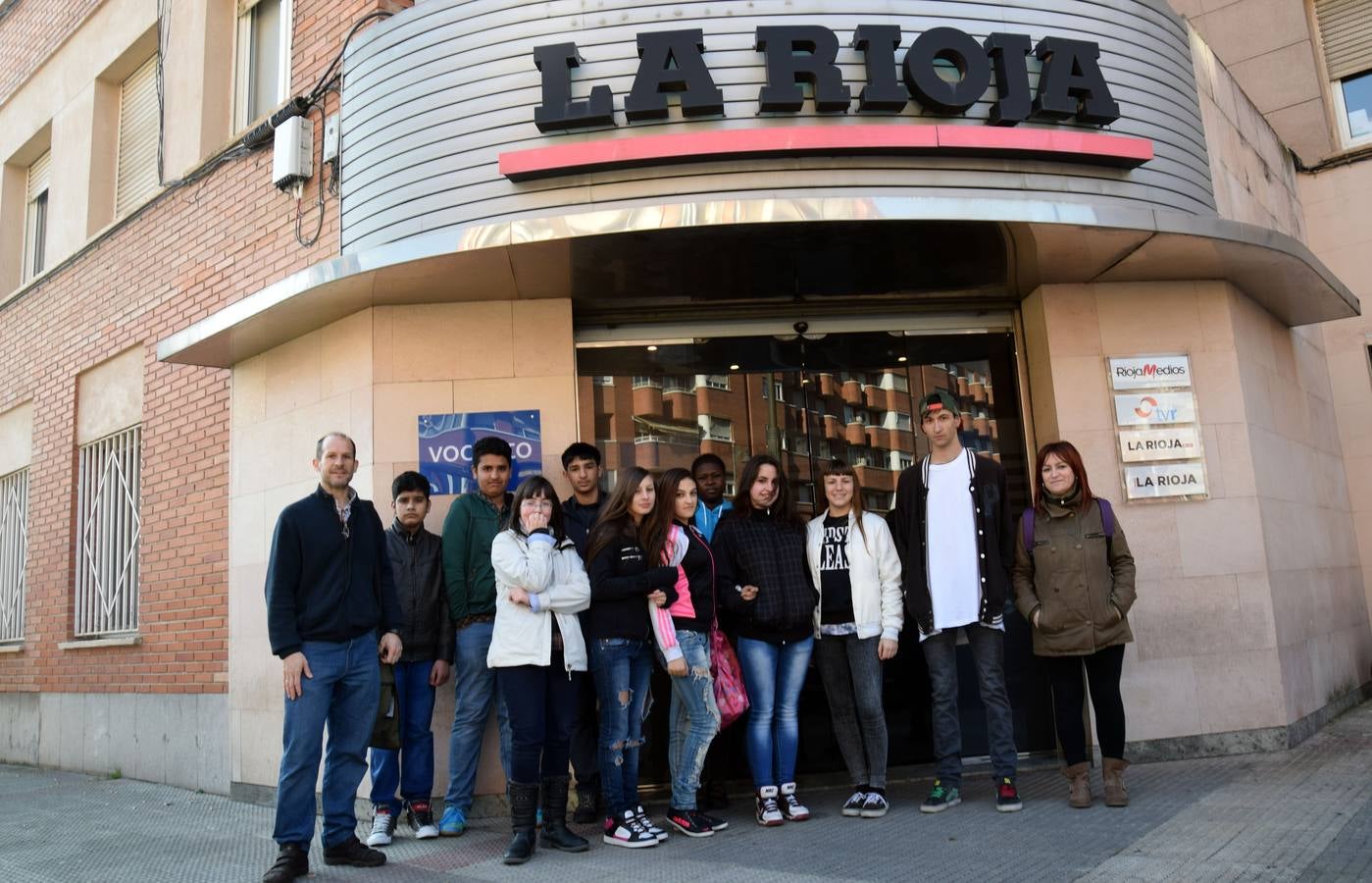 Visita de los alumnos de Escolapios