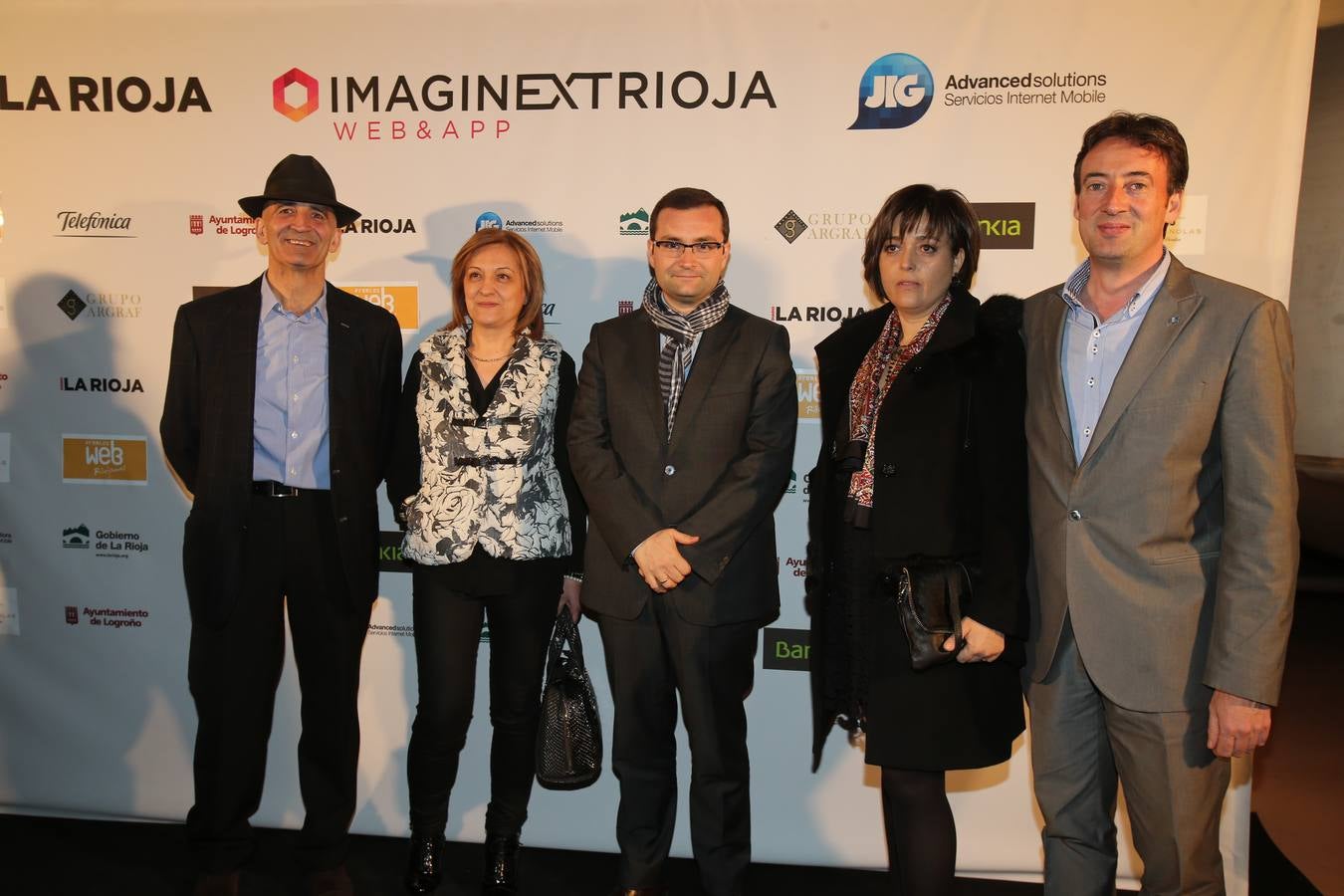 Entrega de los Premios Web 2015: El photocall