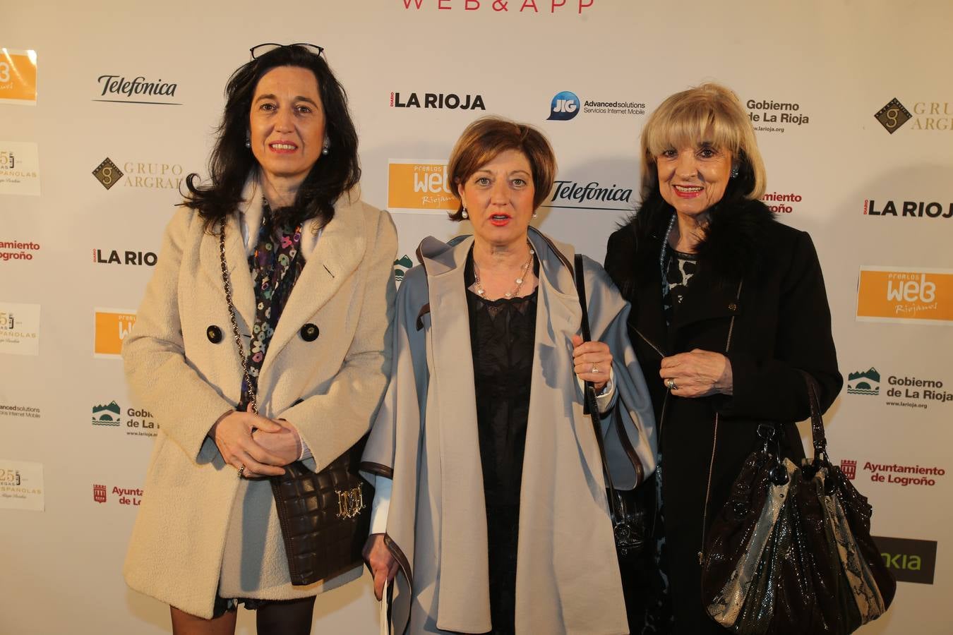 Entrega de los Premios Web 2015: El photocall