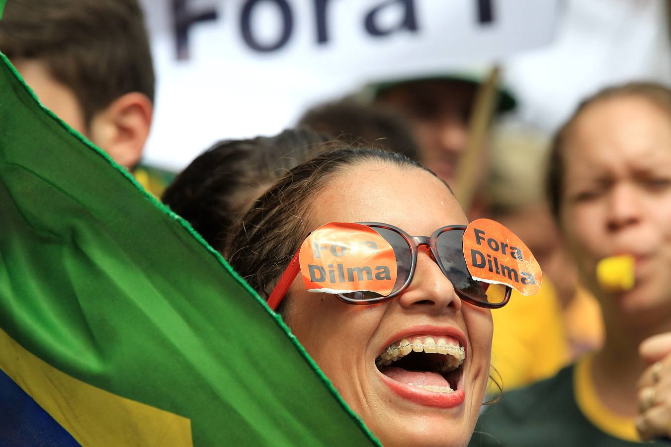 Protesta en Brasil contra Dilma