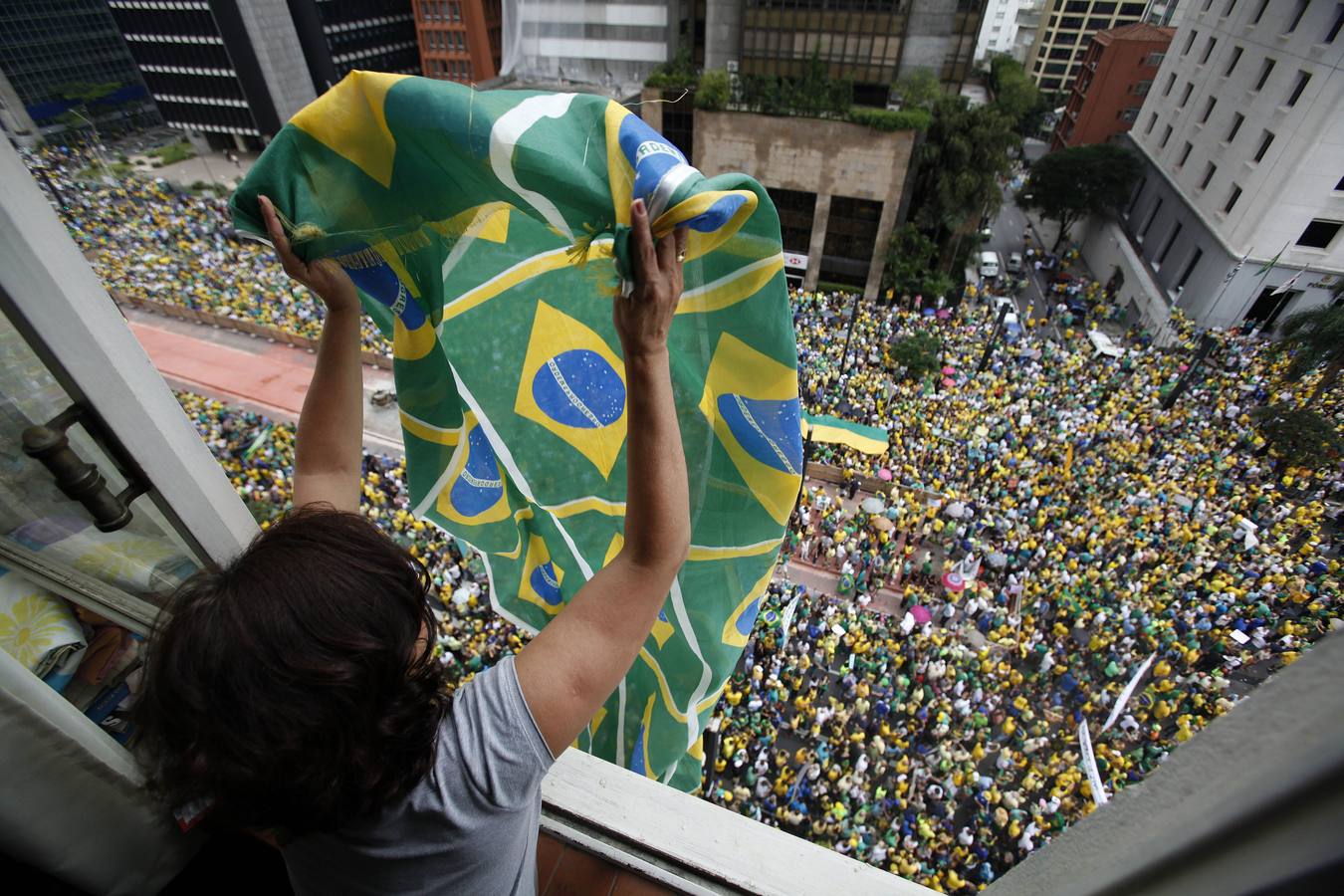 Protesta en Brasil contra Dilma