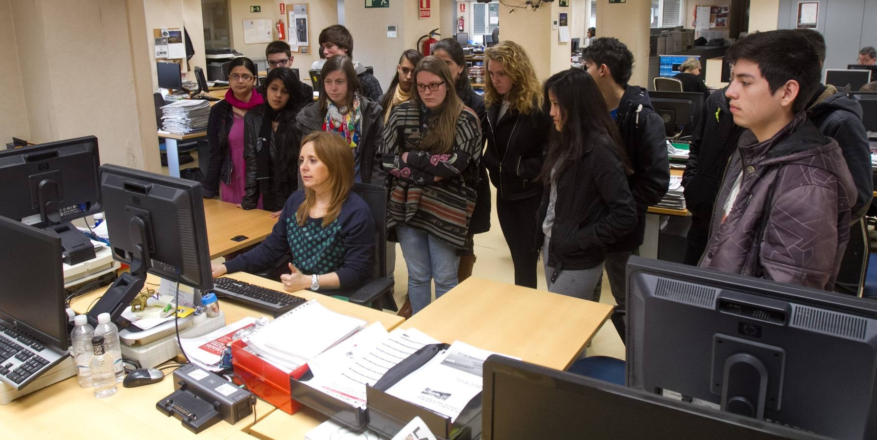 Visita de los alumnos de Jesuitas
