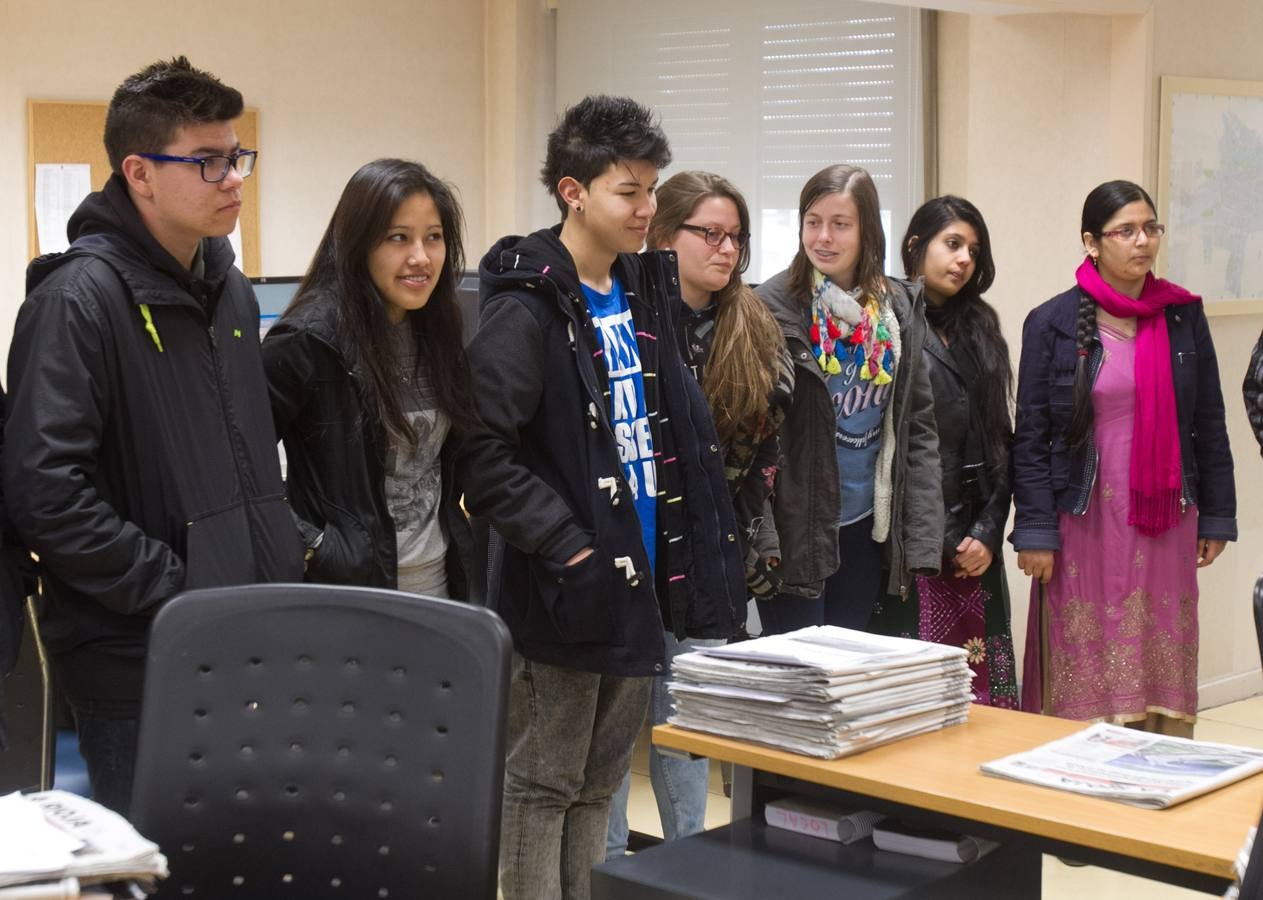Visita de los alumnos de Jesuitas