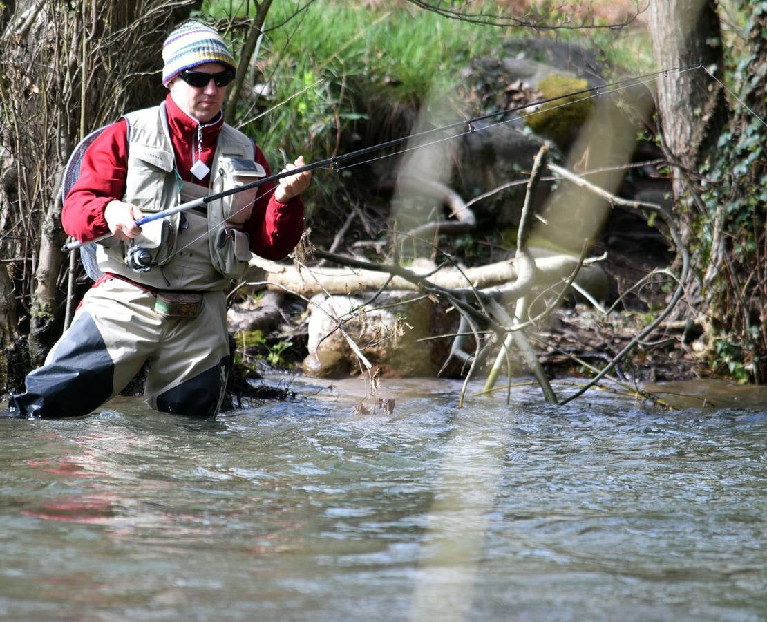 Primera jornada de pesca en La Rioja