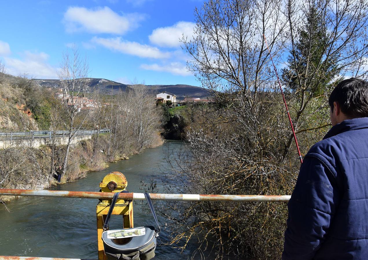 Primera jornada de pesca en La Rioja