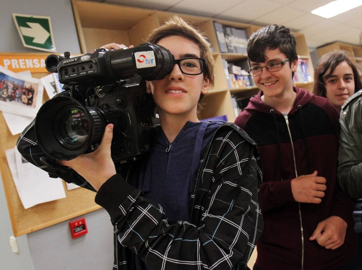 Los alumnos de 2º D de la ESO de Sagasta visitan la multimedia de Diario LA RIOJA
