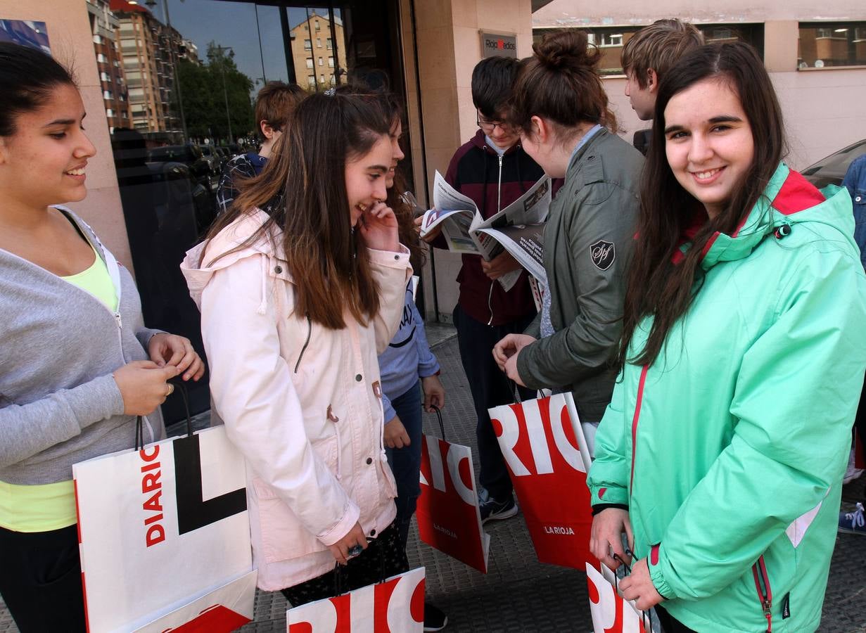 Los alumnos de 2º D de la ESO de Sagasta visitan la multimedia de Diario LA RIOJA