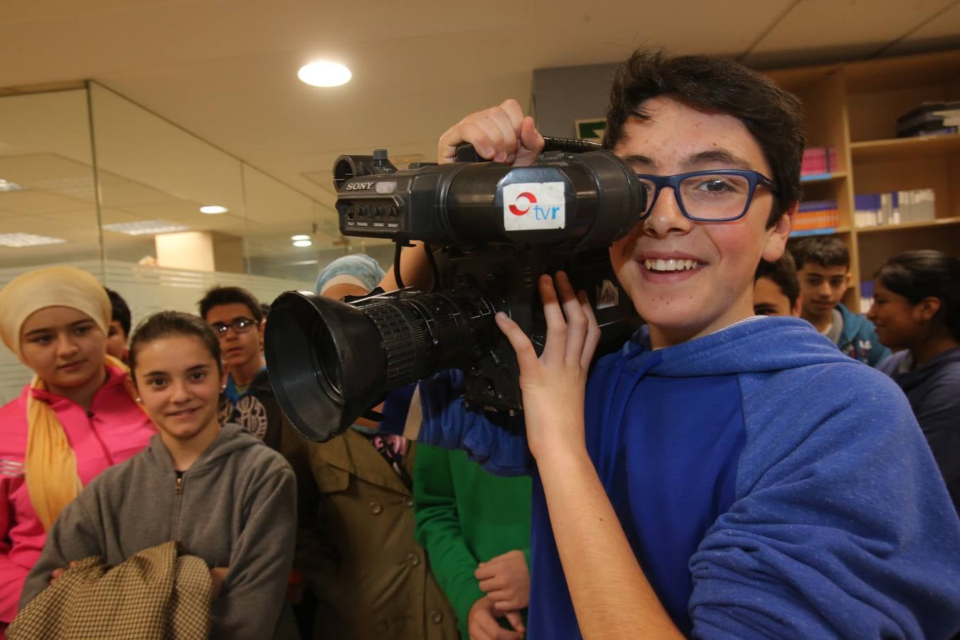 Los alumnos de 2º B de la ESO del Sagasta visitan la multimedia de Diario LA RIOJA
