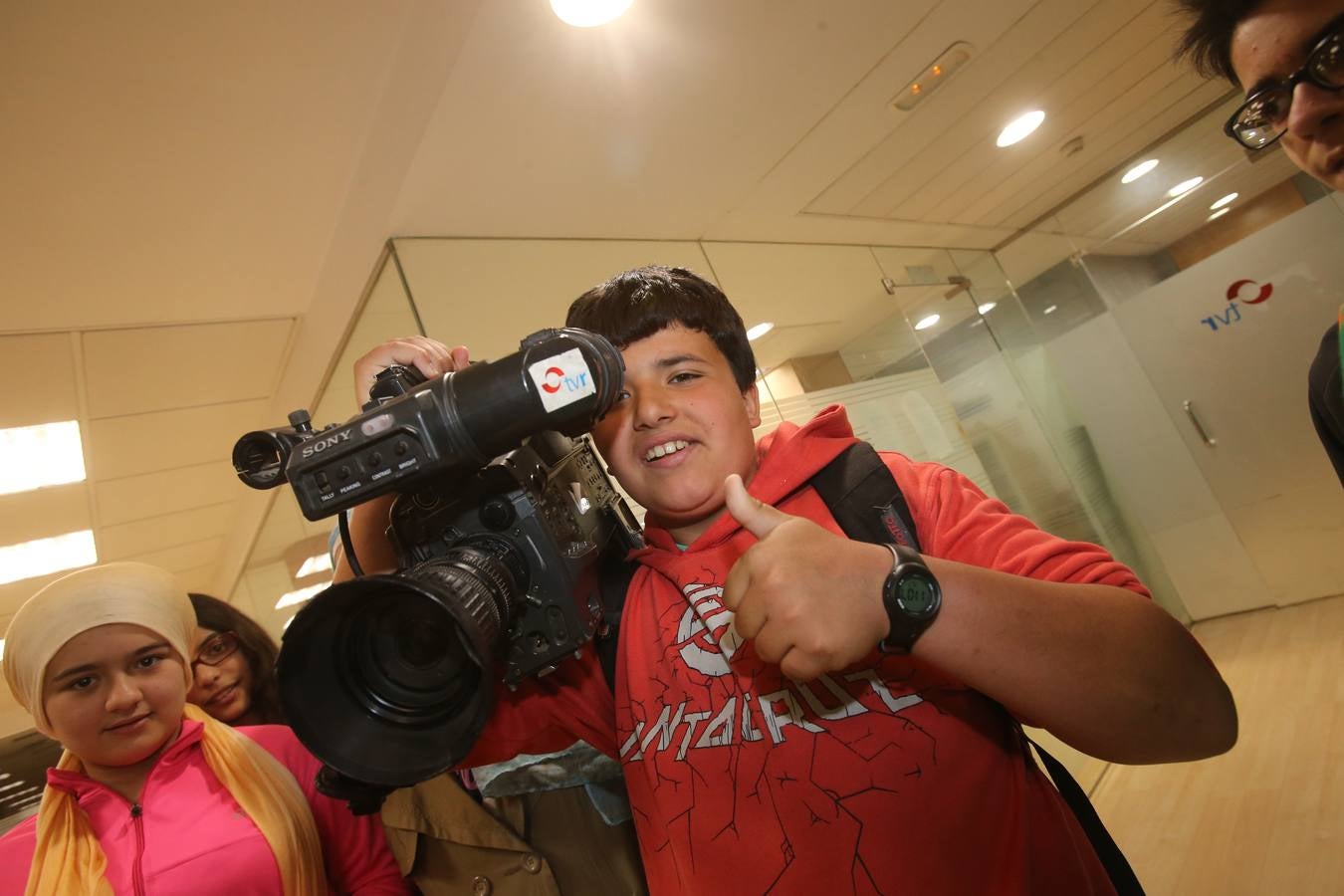 Los alumnos de 2º B de la ESO del Sagasta visitan la multimedia de Diario LA RIOJA