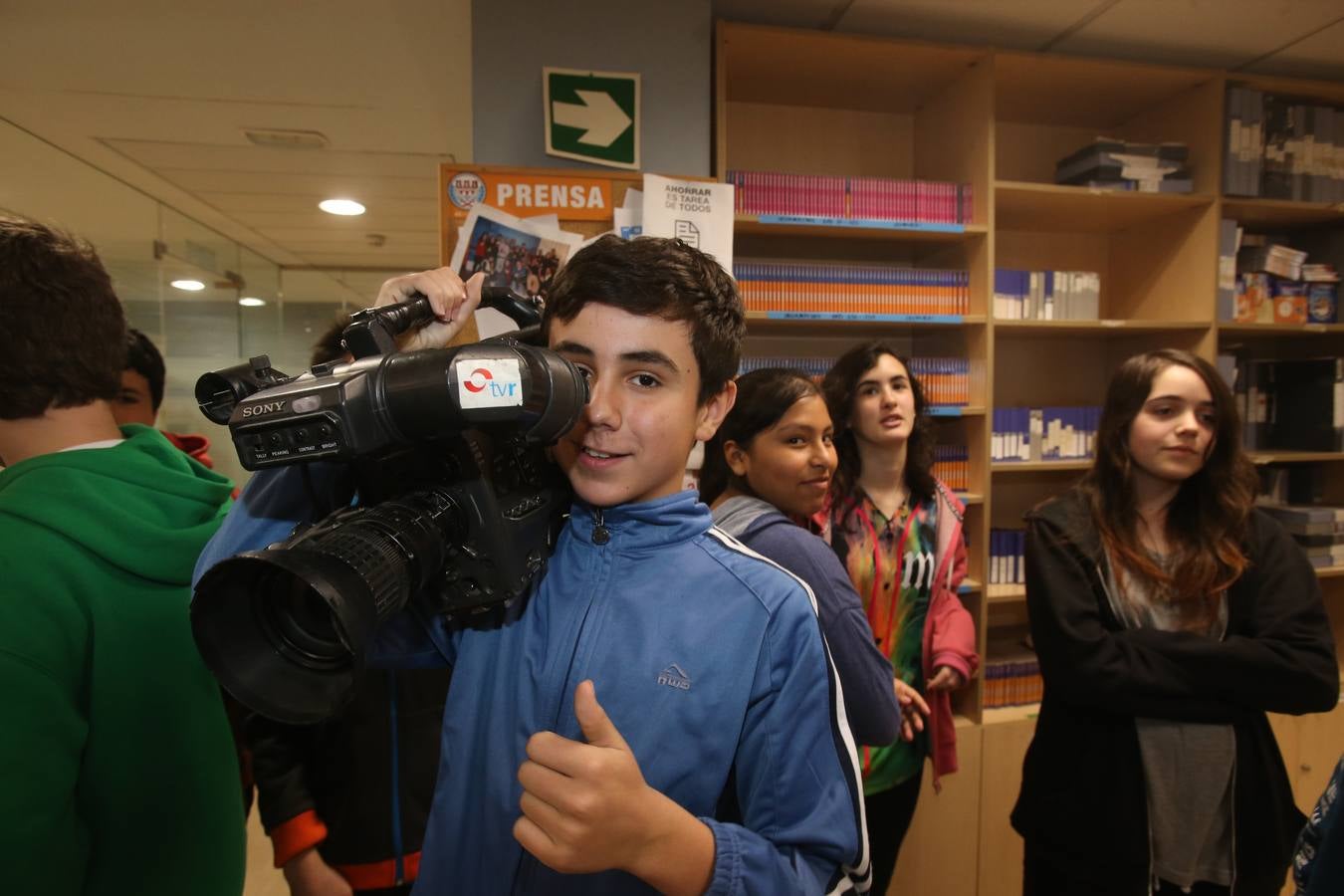 Los alumnos de 2º B de la ESO del Sagasta visitan la multimedia de Diario LA RIOJA