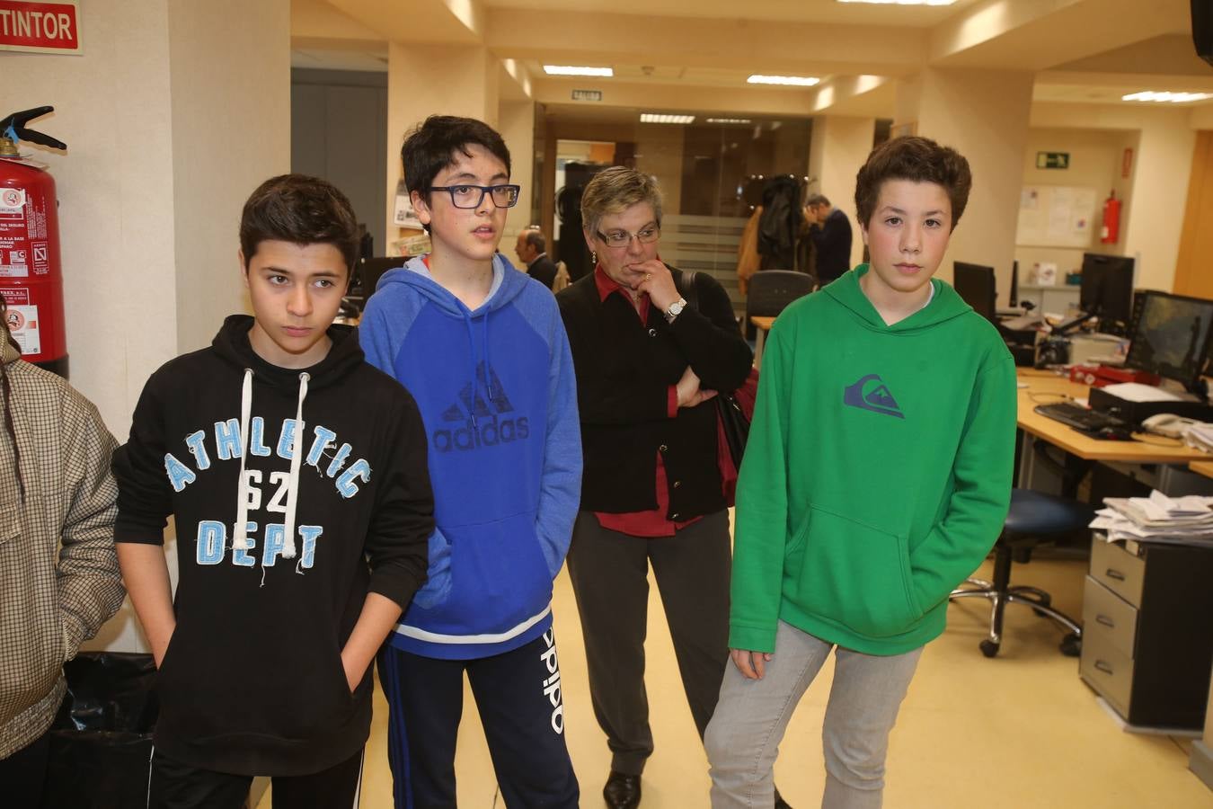 Los alumnos de 2º B de la ESO del Sagasta visitan la multimedia de Diario LA RIOJA